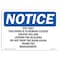 Signmission OSHA Sign, Exit This Door Is To Remain Closed, 14in X 10in Rigid Plastic, 10"W, 14" L, Landscape OS-NS-P-1014-L-12234 - alternate 1